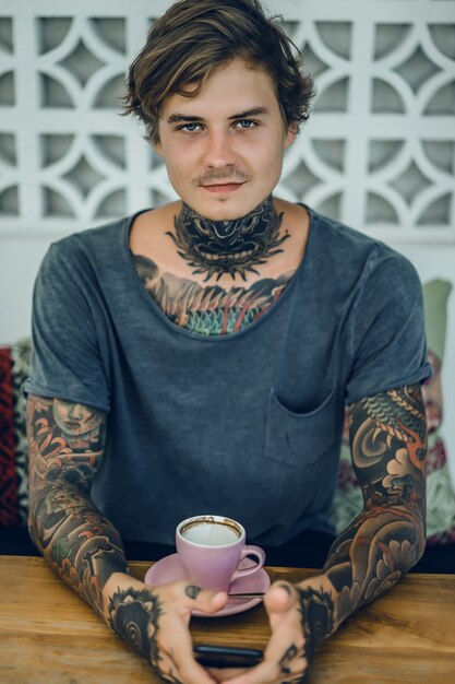 men in tattoos